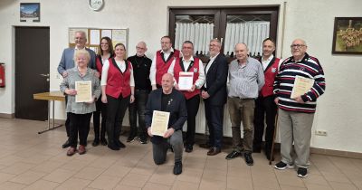 Zuverlässige Mitglieder bilden das Fundament des Vereins: 60 Jahre Treue zum Musikzug