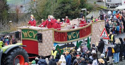 Für den 61. WCV-Fastnachtsumzug in Wächtersbach am 15. Februar: Anmeldungen sind ab sofort möglich