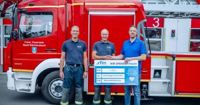 sfm medical devices GmbH spendet: 1.500,- Euro für neue Wärmebildkamera der Feuerwehr Wächtersbach