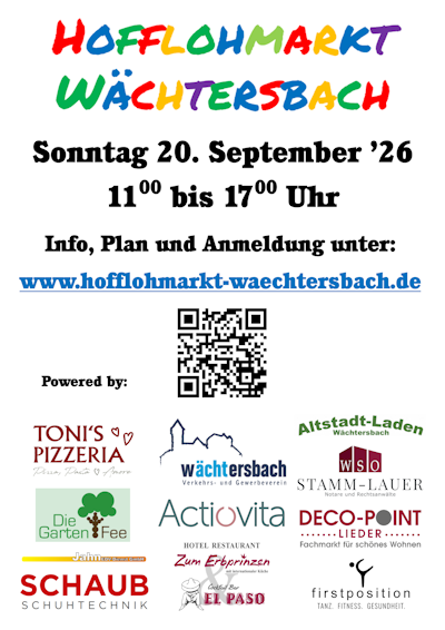 Plakat Hofflohmarkt Plakat Hofflohmarkt