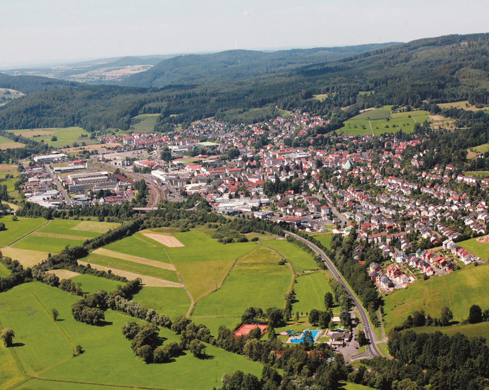 Luftbild Wächtersbach Kernstadt